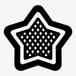 笼状灯具方形星形笼状斑片状图标高清图片