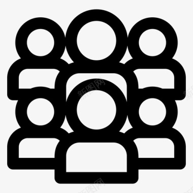 组织结构业务概念图标图标