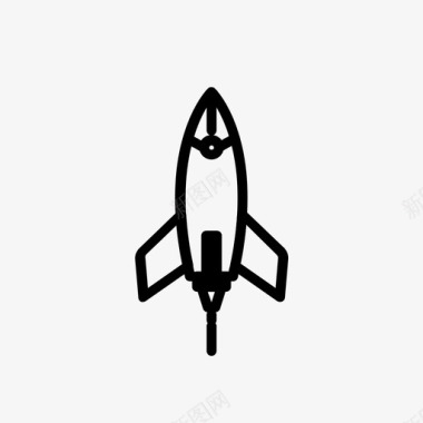 火箭更快飞机图标图标