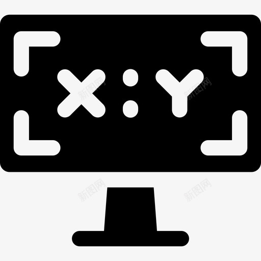 屏幕比例平面师28填充图标svg_新图网 https://ixintu.com 填充 屏幕 平面 平面设计 比例 设计师