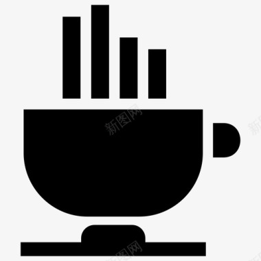 茶啤酒杯子图标图标