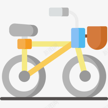 自行车嬉皮士31平板图标图标