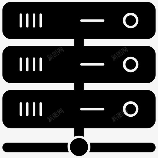 数据服务器网络数据存储数据库图标svg_新图网 https://ixintu.com 图标 字形 存储 数据 数据中心 数据库 服务器 网络 通信