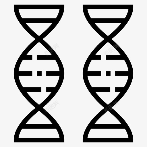 dna生物学遗传学图标svg_新图网 https://ixintu.com dna 医学 生物学 研究 结构 遗传学