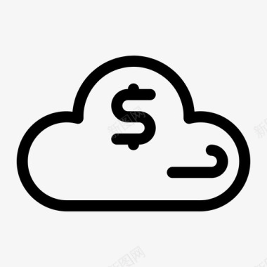 云业务货币美元图标图标