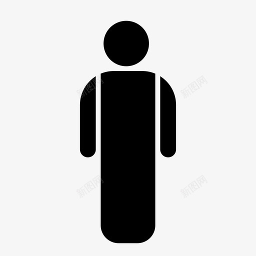 人男人站着图标svg_新图网 https://ixintu.com 人 男人 站着 走着