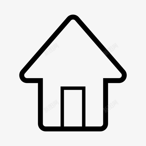 房屋建筑物房产图标svg_新图网 https://ixintu.com 住宅 图标 多媒体 建筑物 房产 房屋 物业