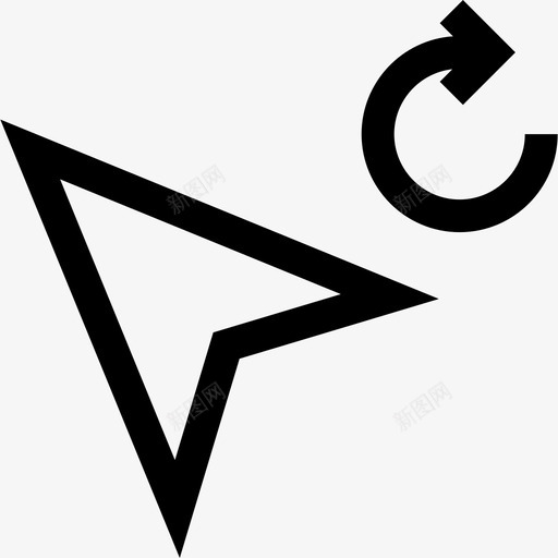 光标选择和光标28线性图标svg_新图网 https://ixintu.com 光标 线性 选择