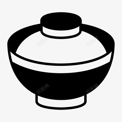 碗做饭吃饭图标svg_新图网 https://ixintu.com 做饭 厨房 吃饭 工具