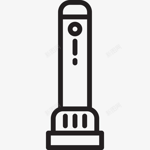 手电筒户外野营2线性图标svg_新图网 https://ixintu.com 户外 手电筒 线性 野营