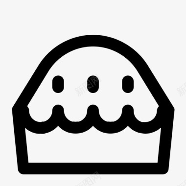 面包店食品健康图标图标