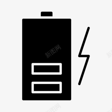 充电电池蓄电池能量图标图标