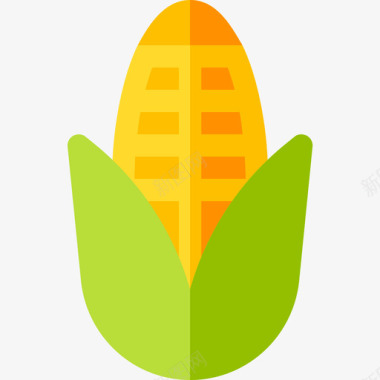 谷物农业63平坦图标图标