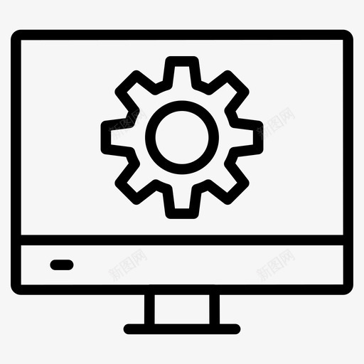 设置配置lcd图标svg_新图网 https://ixintu.com lcd 图标 屏幕 数字 线图 营销 设置 配置 首选项