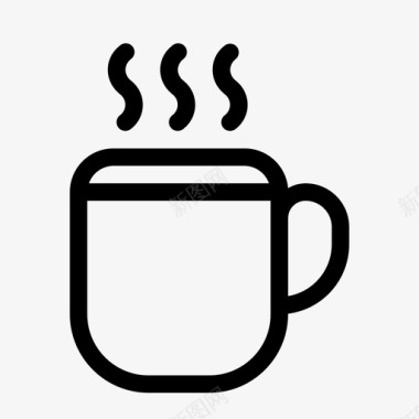 热巧克力咖啡饮料图标图标