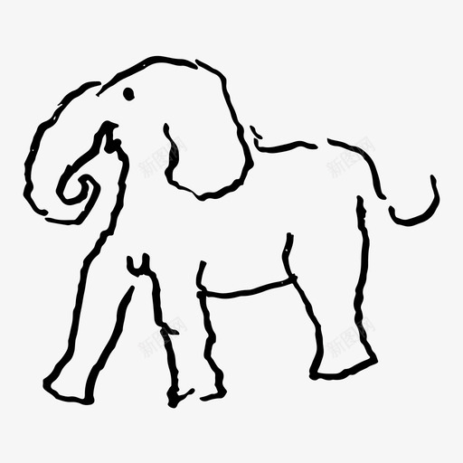 大象动物马戏团图标svg_新图网 https://ixintu.com 动物 大象 小飞 马戏团