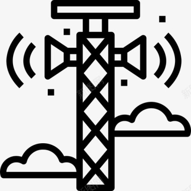 线性广播电台扬声器图标图标