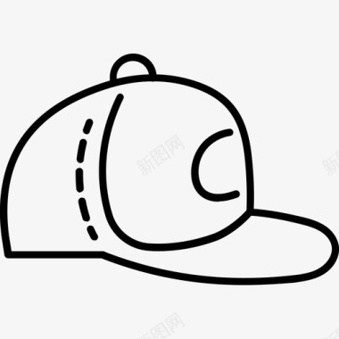 棒球帽配件头饰图标图标