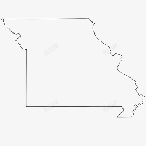 密苏里州美国美利坚合众国图标svg_新图网 https://ixintu.com 密苏里州 美利坚合众国 美国
