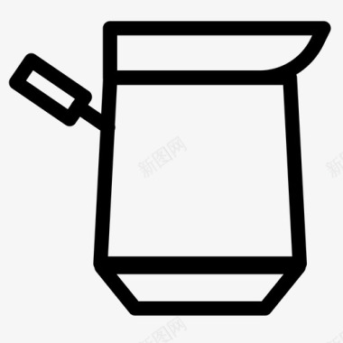 水壶咖啡冰块图标图标