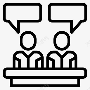 演讲业务职业图标图标
