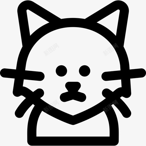 猫猫品种5直系图标svg_新图网 https://ixintu.com 品种 直系