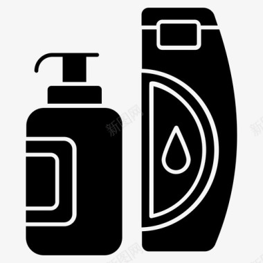 洗发水护发素泡沫分配器香皂图标图标