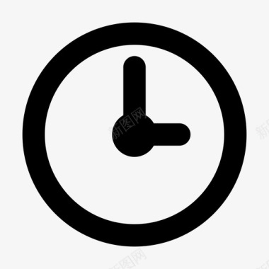 时钟业务截止日期图标图标