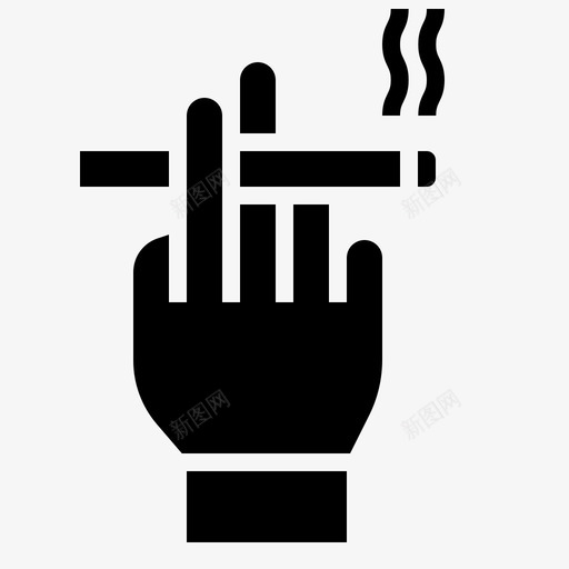 吸烟上瘾癌症图标svg_新图网 https://ixintu.com 上瘾 吸烟 癌症 过敏 香烟