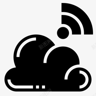 云wifi互联网网络图标图标