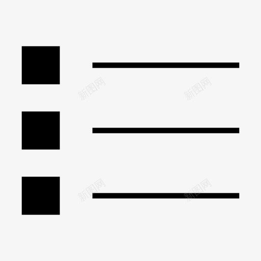 列表格式菜单图标svg_新图网 https://ixintu.com 公司 列表 时间表 格式 登记 菜单