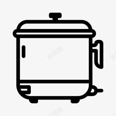 电暖锅暖锅品类图标图标
