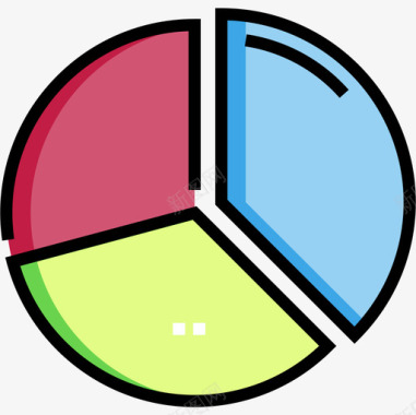 饼图杂项59线形颜色图标图标