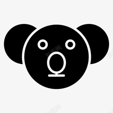 树袋熊动物化身图标图标