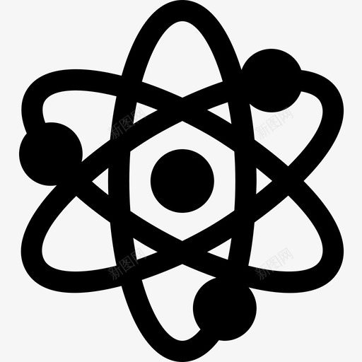 Atom大学37已填充图标svg_新图网 https://ixintu.com Atom 填充 大学