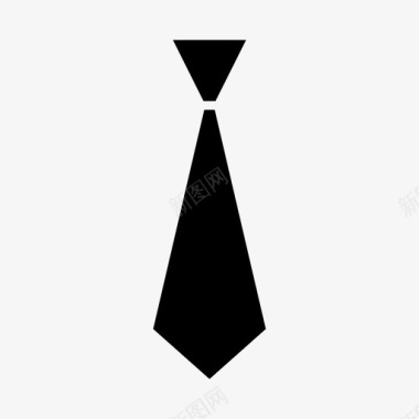 领带时尚领口图标图标