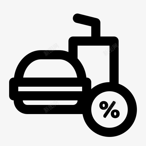 食品销售汉堡网络星期一图标svg_新图网 https://ixintu.com 一线 快餐 星期 星期一 汉堡 百事可乐 网络 销售 食品