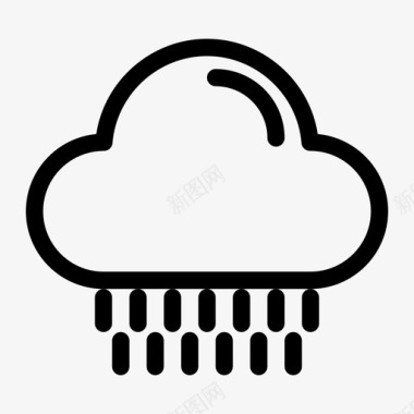 雨季季节潮湿图标图标