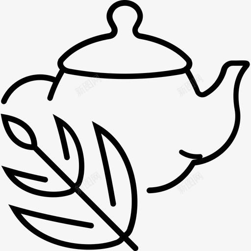 白茶红茶杯子图标svg_新图网 https://ixintu.com 杯子 白茶 红茶 饮料