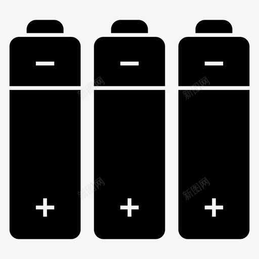 电池电池电量充电电池图标svg_新图网 https://ixintu.com 充电电池 图标 字形 手机电池 电池 电脑硬件 电量