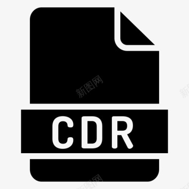 cdr文件文档扩展名图标图标
