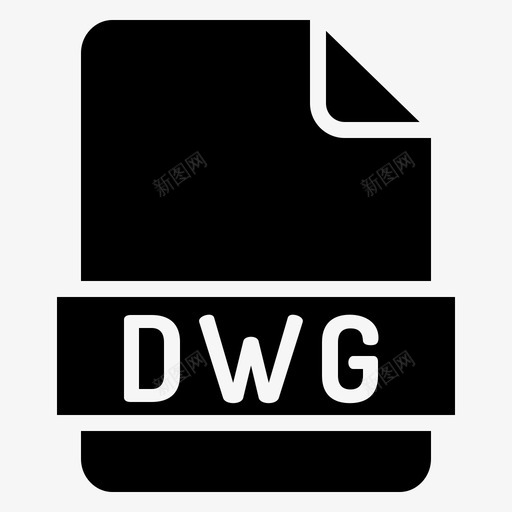 dwg扩展名文件图标svg_新图网 https://ixintu.com dwg 扩展名 文件