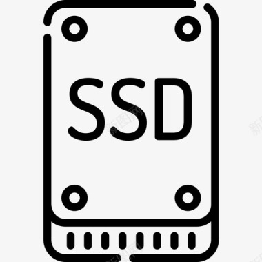 Ssd硬件24线性图标图标