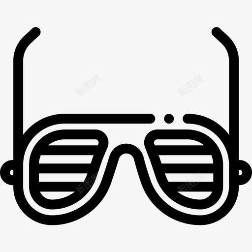 眼镜派对和庆祝16直线型图标svg_新图网 https://ixintu.com 庆祝 派对 直线 眼镜 线型