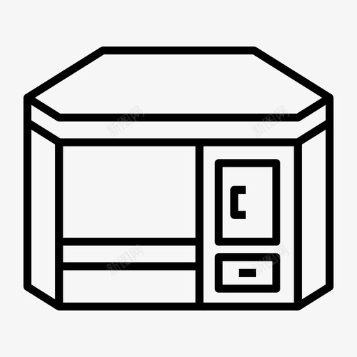办公桌家具办公室图标svg_新图网 https://ixintu.com 办公室 办公桌 家具 工作场所 桌子 餐桌系列