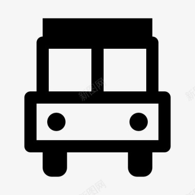 巴士交通旅行图标图标