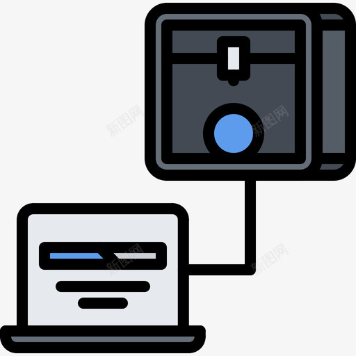 笔记本电脑3d打印机2彩色图标svg_新图网 https://ixintu.com 3d 彩色 打印机 电脑 笔记本