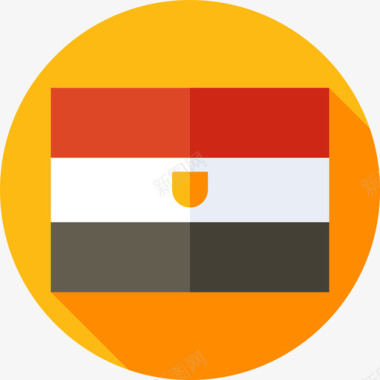 埃及埃及35平坦图标图标