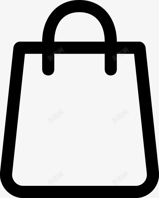 包时尚购物图标svg_新图网 https://ixintu.com 包 时尚 购物 购物袋