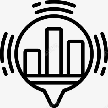 行业播客线性图标图标